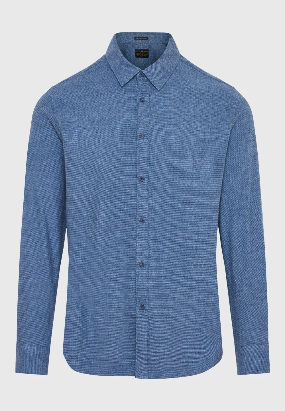 Flannel πουκάμισο σε μελανζέ ύφανση