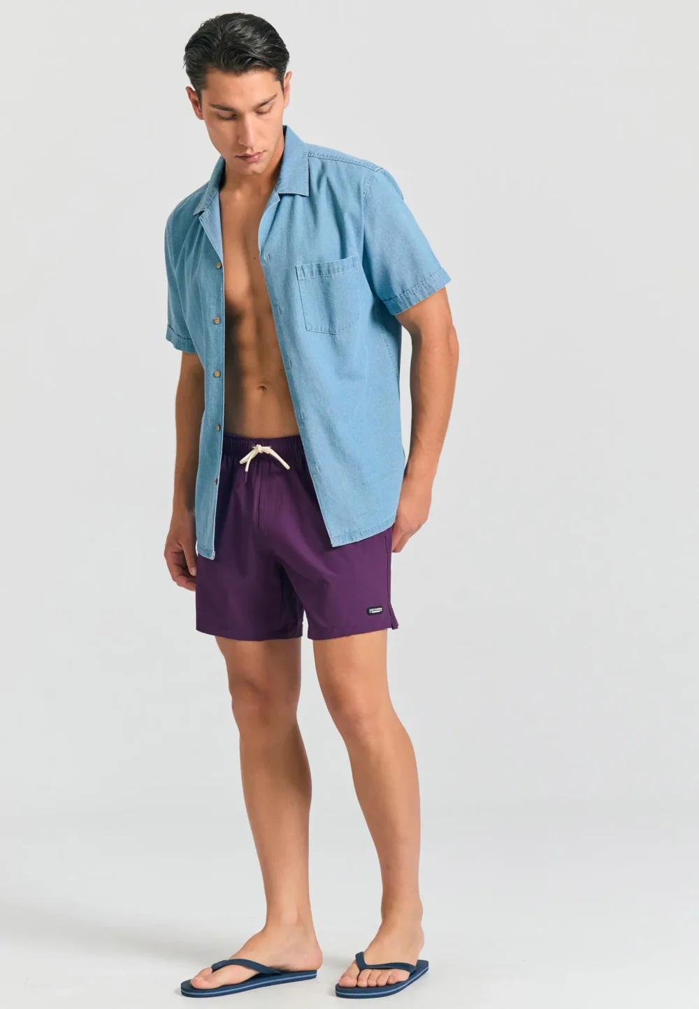 Μαγιό Ανδρικό - Plum - Funky Buddha