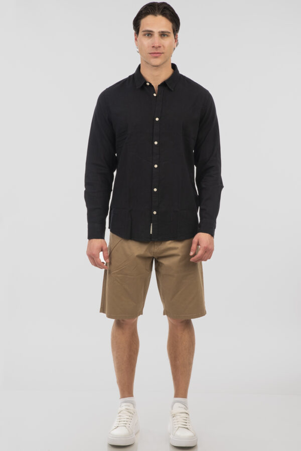 Ανδρικο πουκαμισο λινο rebase