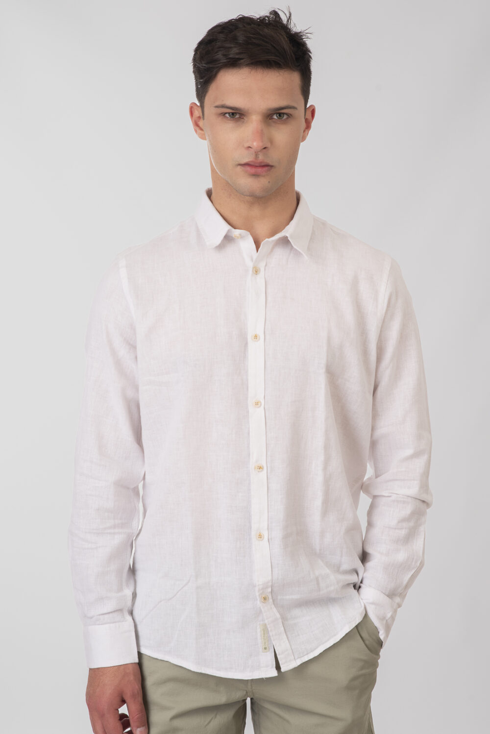 Λινο ανδρικο πουκαμισο rebase