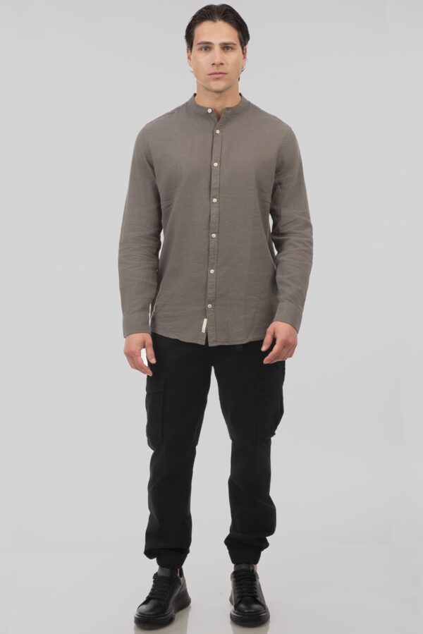 Ανδρικο πουκαμισο λινο rebase