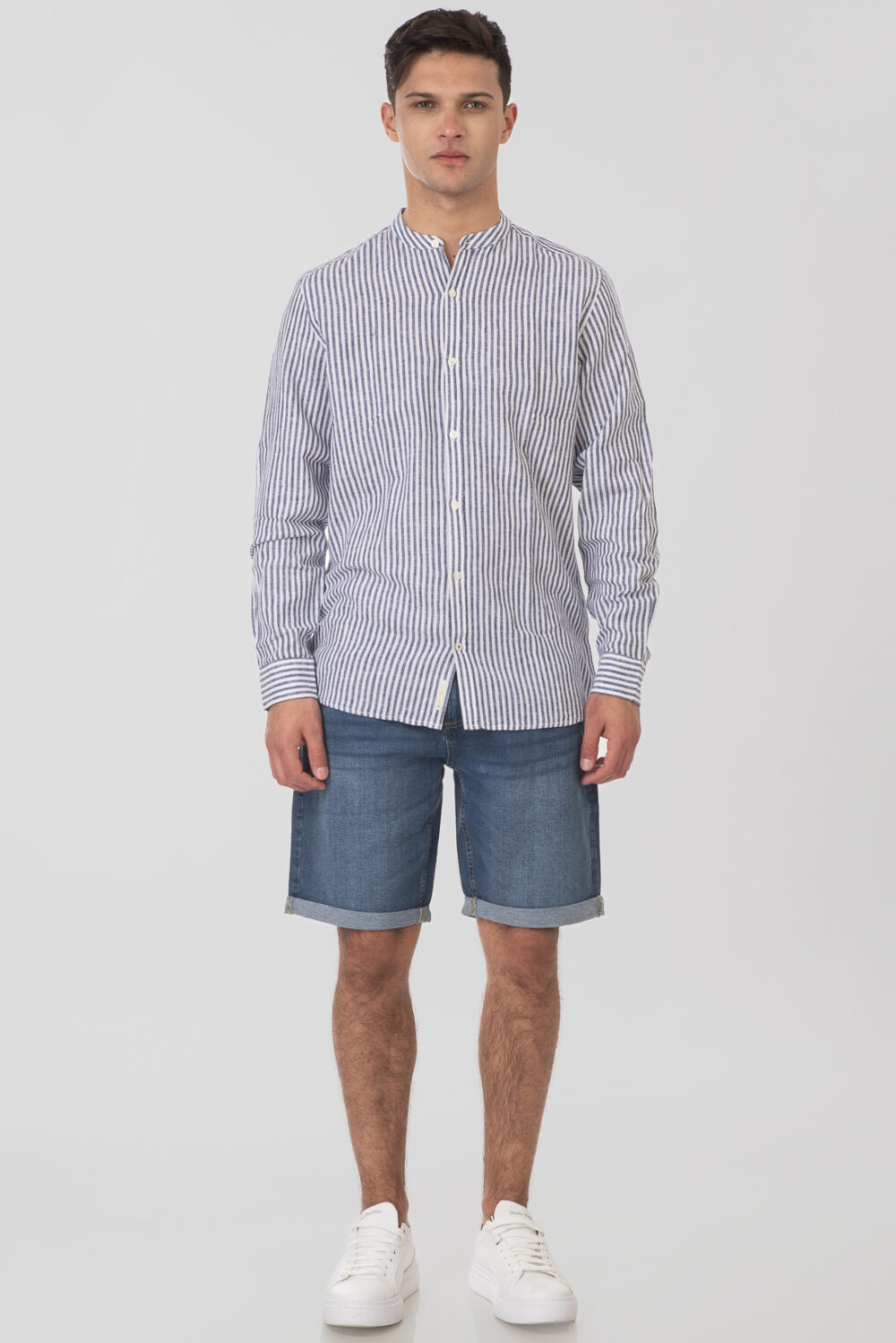 Ανδρικο λινο πουκαμισο rebase