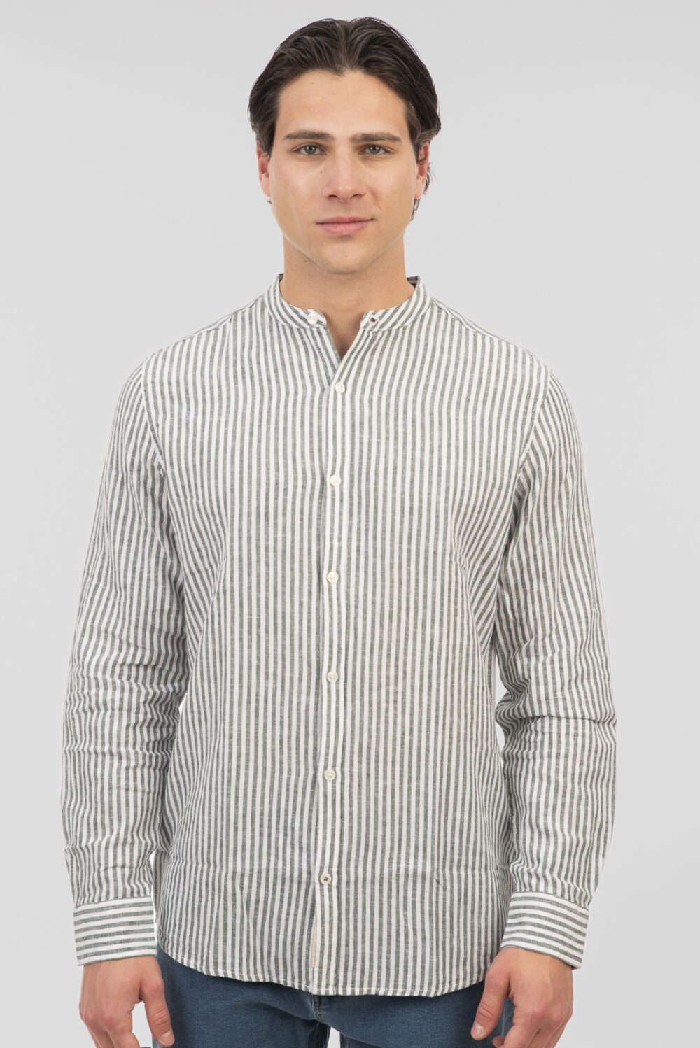 Ανδρικο λινο πουκαμισο rebase