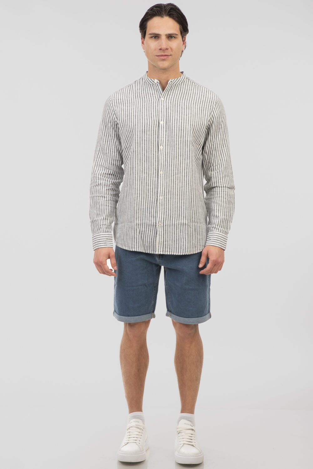 Ανδρικο λινο πουκαμισο rebase