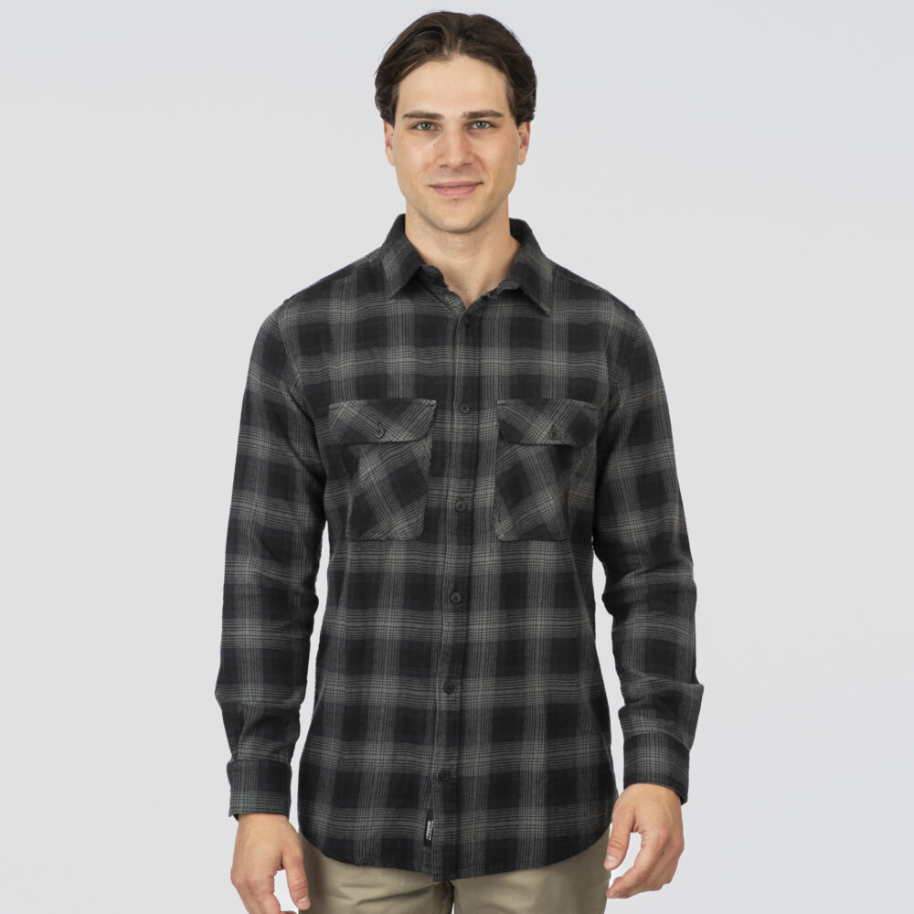 Shirts Fannel- BLACK SAGE