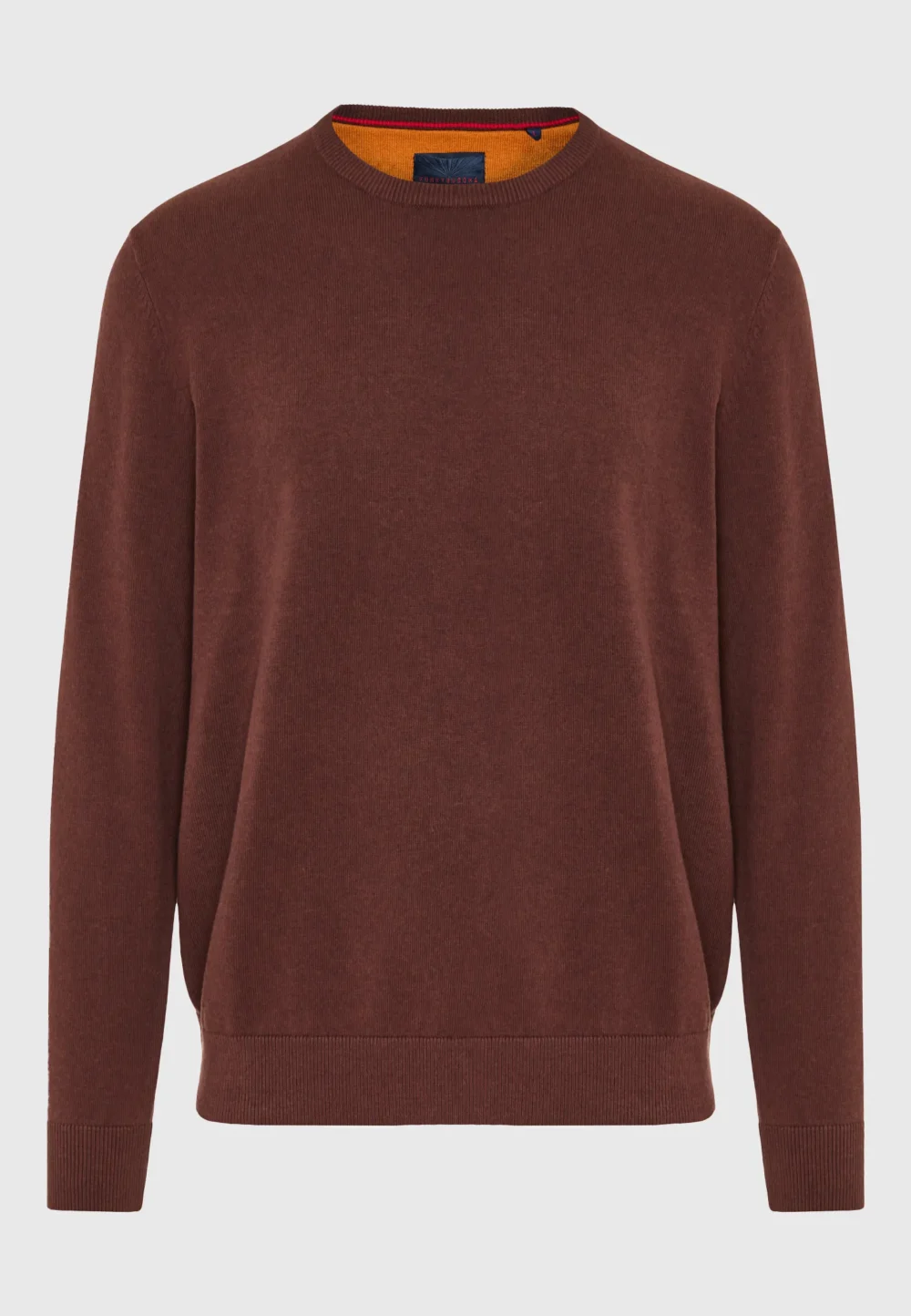 Ανδρικό Πλεκτό με Λαιμόκοψη- CHOCOLATE MEL