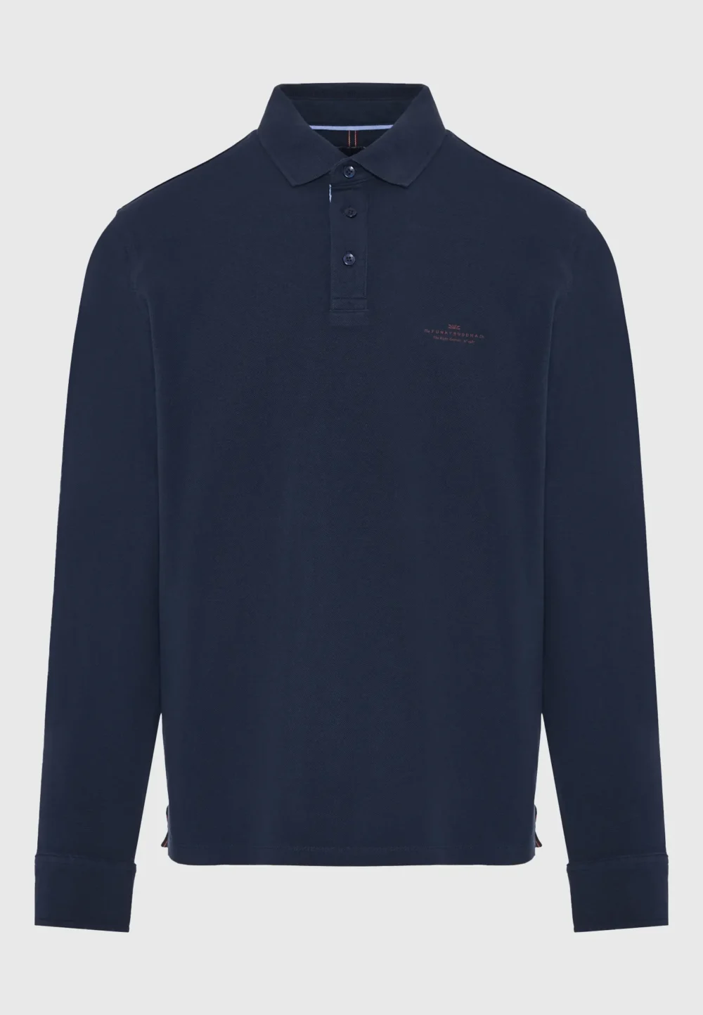 Ανδρική Μπλούζα Πόλο Με Μακρύ Μανίκι- NAVY