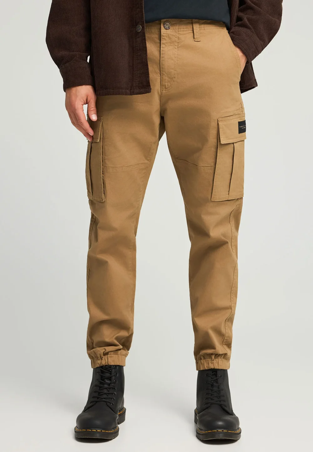 Ανδρικό Παντελόνι Cargo- HAZELNUT