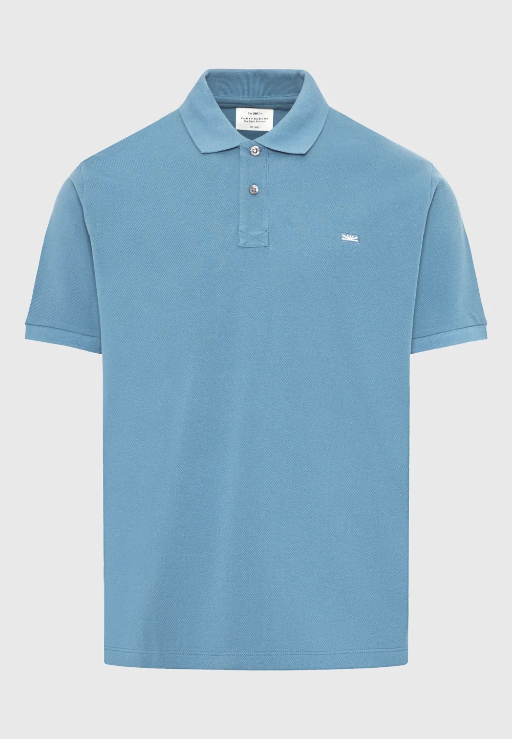 Ανδρική μπλούζα με γιακά πόλο- BLUE HEAVEN