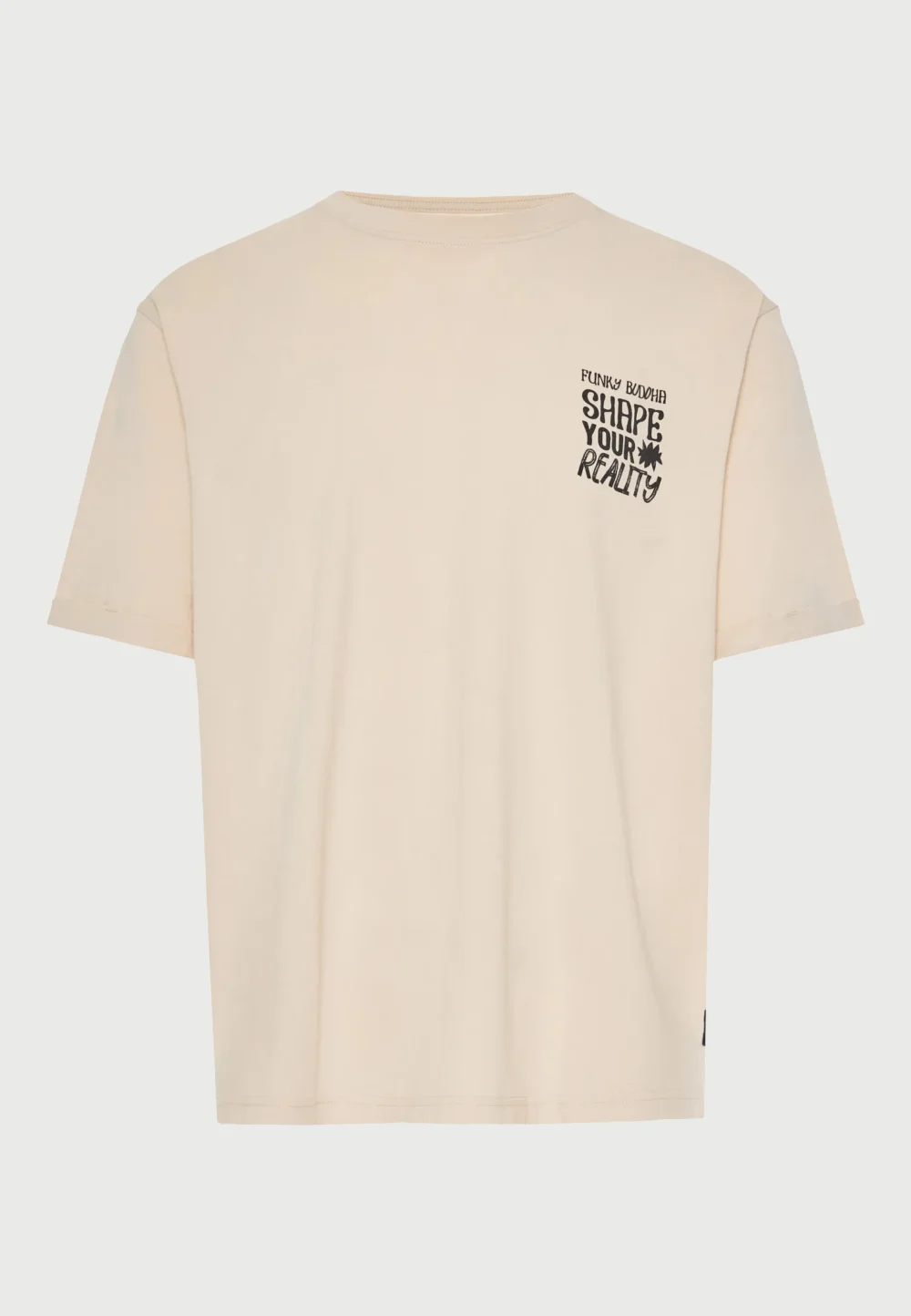 Ανδρική μπλούζα κοντό μανίκι και τύπωμα- CLOUD CREAM