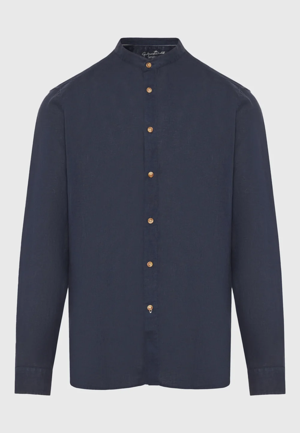 Ανδρικό λινό πουκάμισο- NAVY